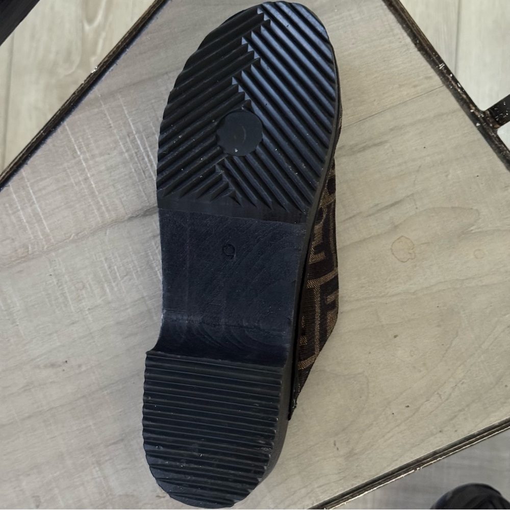 Fendi Authentic Zucca Vintage Clogs - Picture 8 of 11